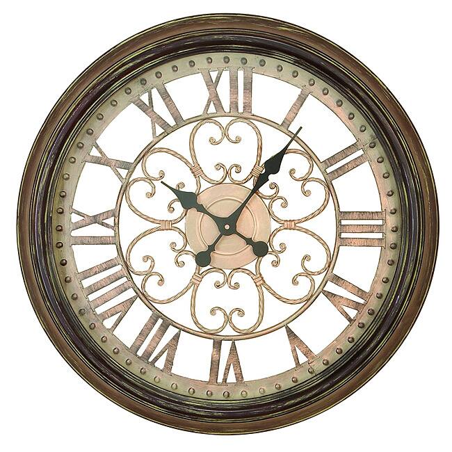 Hampton Metal Art Wall Clock