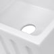 preview thumbnail 13 of 15, White Italian Fireclay Reversible Farmhouse Kitchen Sink - 29.75" x 18" x 10"
