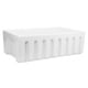 preview thumbnail 11 of 15, White Italian Fireclay Reversible Farmhouse Kitchen Sink - 29.75" x 18" x 10"