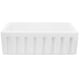 preview thumbnail 10 of 15, White Italian Fireclay Reversible Farmhouse Kitchen Sink - 29.75" x 18" x 10"