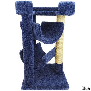 cat tree blue