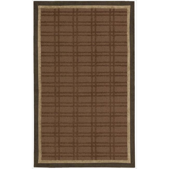 Nourison Design Geometric Chocolate Rug (2'3 x 3'9) - 2'3" x 3'9"