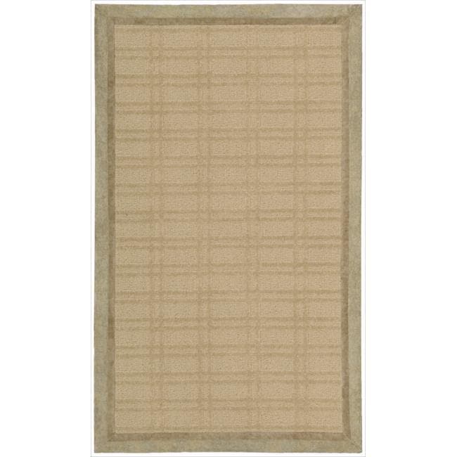 Nourison Design Geometric Beige Rug (23 X 39)