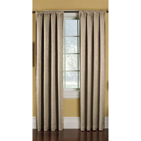 Shop Blackout Sonata Faux Suede Panel Pair 63 Inch Free Shipping