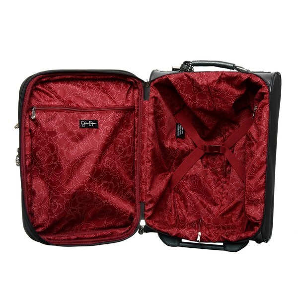 jessica simpson carry on luggage dimensions