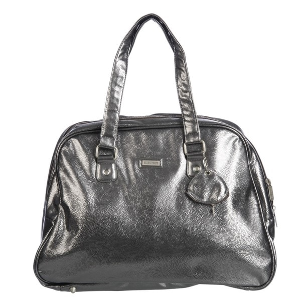 grey over shoulder bag