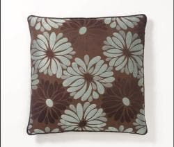 Corona Decor European woven Jacquard Daisies Pillow Throw Pillows