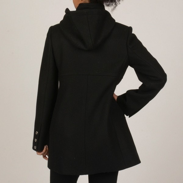 michael kors hooded wool coat