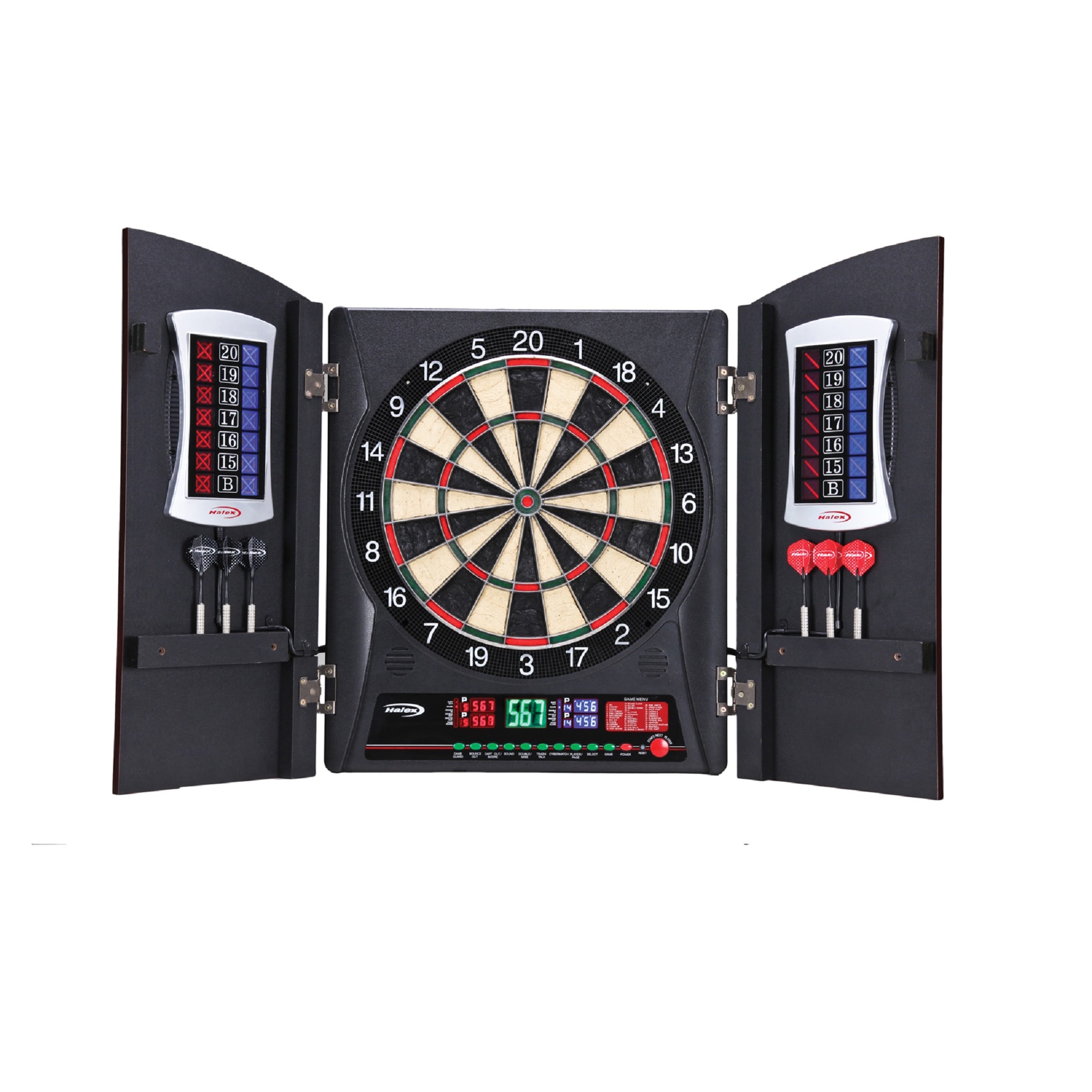 electronic dart board cabinet