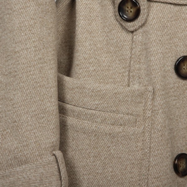 calvin klein oatmeal coat