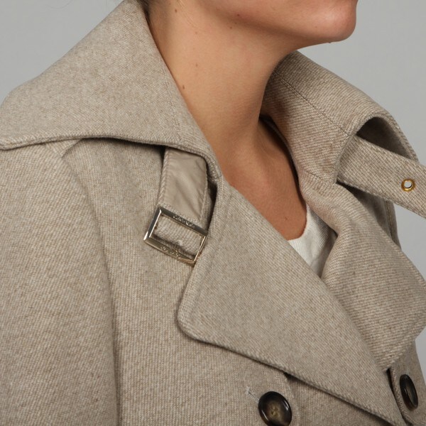 calvin klein oatmeal coat