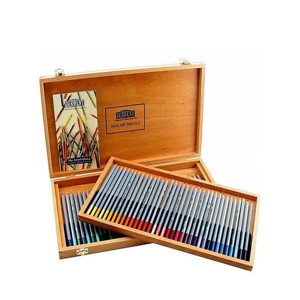 Shop Derwent Watercolor Pencils with Hardwood Box (Set of 72) - Free ...