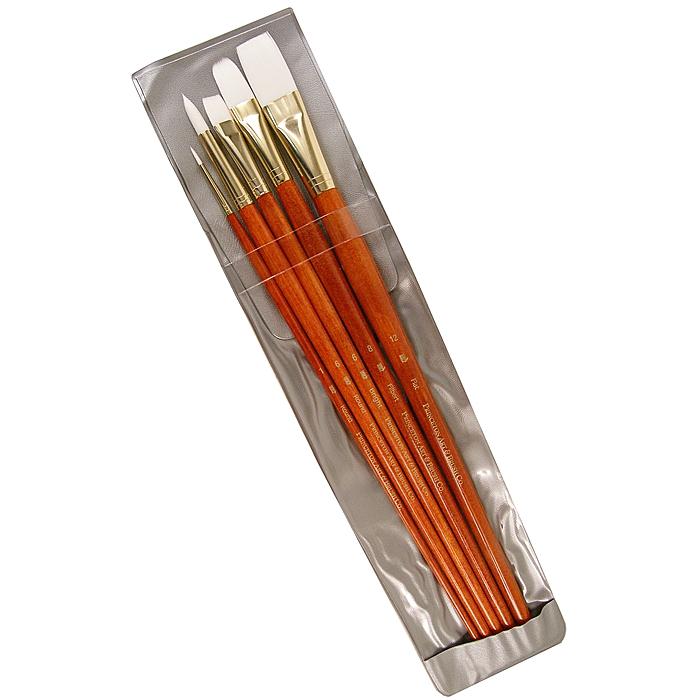 Princeton Long handled 9155 Orange Real Value Brushes (set Of 5)