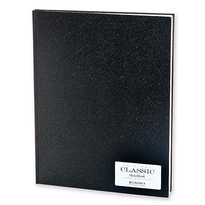 Cachet 11 inch X 14 inch Classic All purpose Sketch Book (11 inches x 14 inchesCover Black clothPages 110 acid free sheetsBinding Hardbound, Smyth sewnPaper weight 65 pounds )