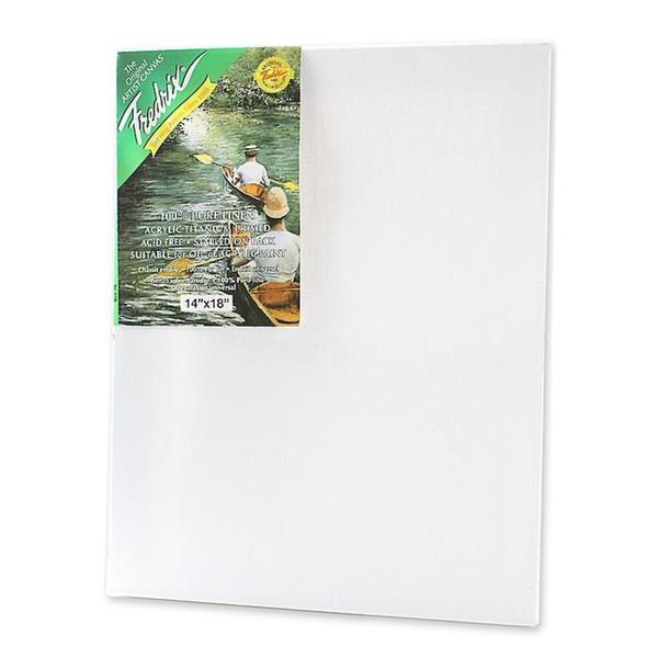 Shop Fredrix 14inch x 18inch Green Label Prestretched Blank Canvas