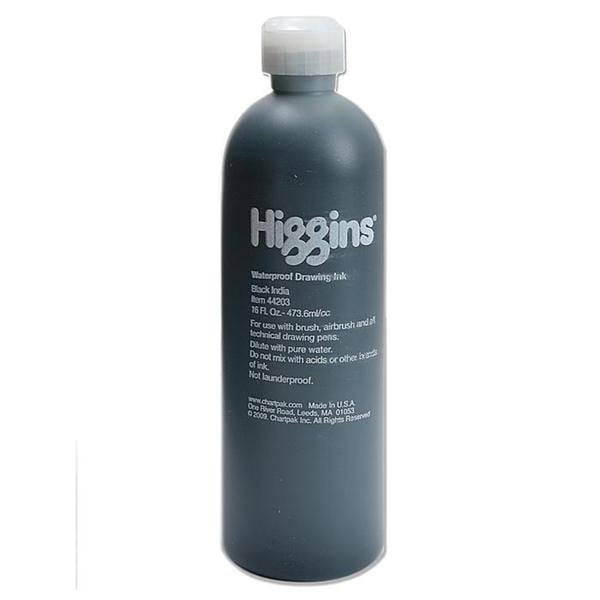 higgins black india ink emissivity