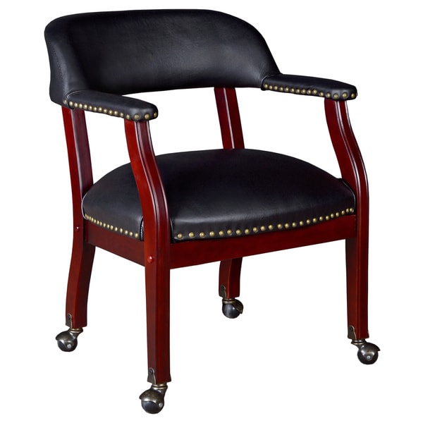 Ivy League Captains Chair with Casters - 13814322 - Overstock.com ...