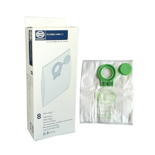 D Series Vacuum Ultra Filter Bags (Pack of 8)