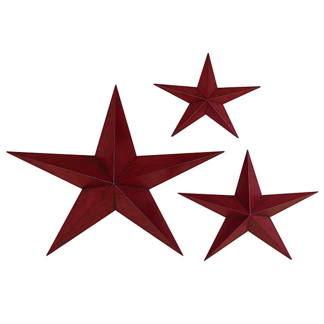 Celestial Stars Metal Wall Decor (Set of 3)