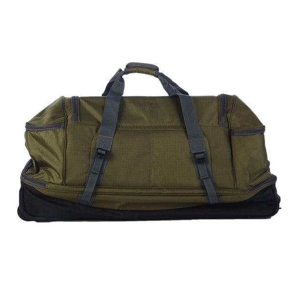 high sierra drop bottom duffel