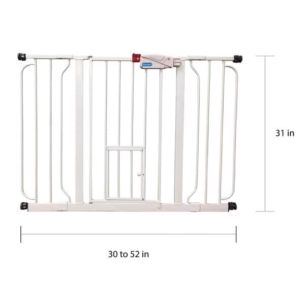 Shop Carlson Super Wide Walk Through Pet Gate Free Shipping