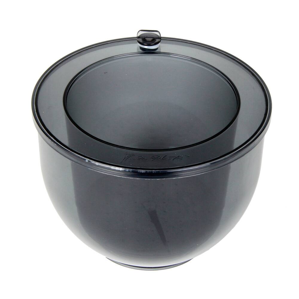 Wonder Planter Charcoal Self-watering 6.5 in. H x 9 in. W Plant Container