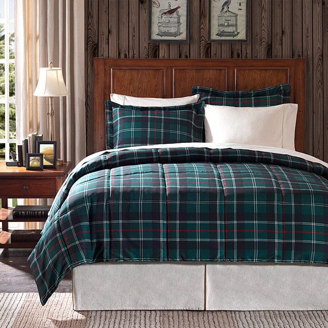 Premier Comfort Franklin Plaid Kingsize 3piece Down Alternative