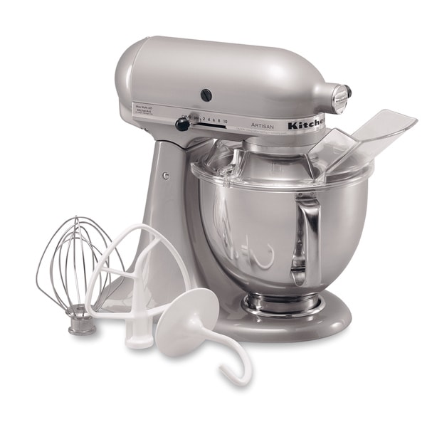 kitchenaid artisan 5 qt stand mixer metallic chrome
