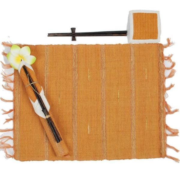 Shop Handmade Cotton Table Mats Coasters And Chopsticks Set