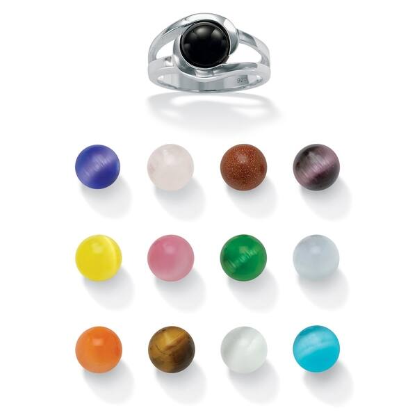 Simulated Black Onyx Polished Solitaire Simple Ring .925 Sterling Silver Band Sizes 5-10 Simulated Black Onyx Polished Solitaire Simple Ring .925 Sterling Silver Band Sizes 5-10