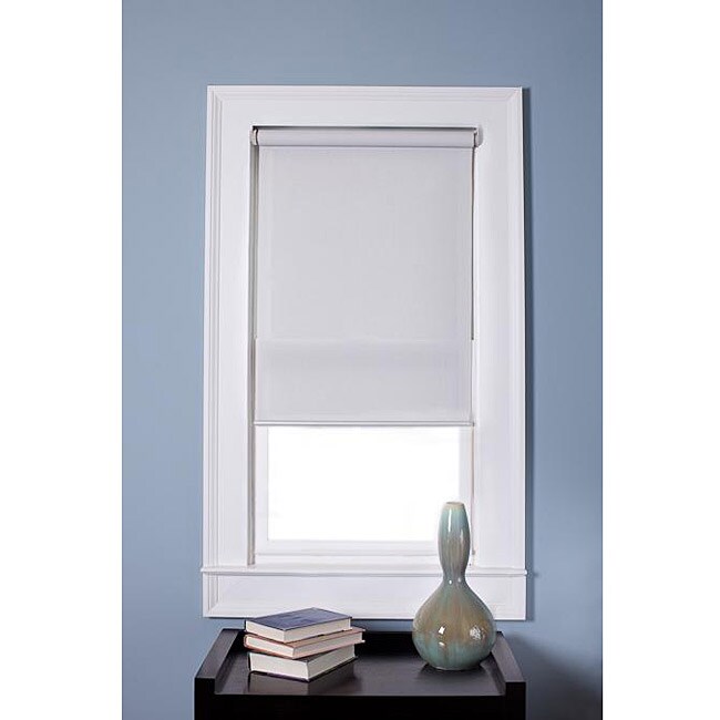 Arlo Blinds Cordless Smoothlift Solar Shade (33 in. x 74 in.) Free