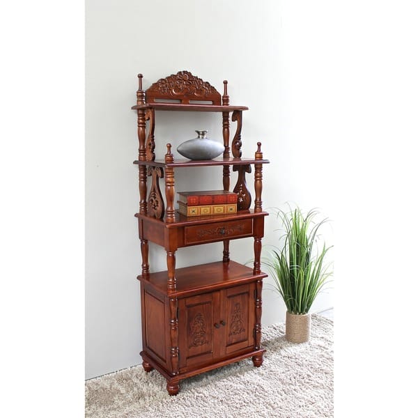 International Caravan Windsor 4-Tier Bookshelf International Caravan Windsor 4-Tier Bookshelf