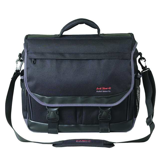 Martin Just Stow it Black Ultimate Messenger Bag