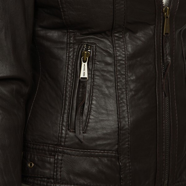 michael kors vest womens brown