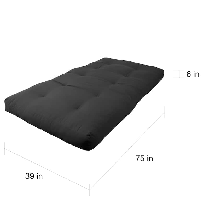 Blazing Needles Vitality 6-inch Twin Size Futon Mattress