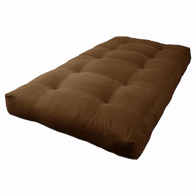 Blazing Needles Vitality 8-inch Twin-Size Microsuede Futon Mattress