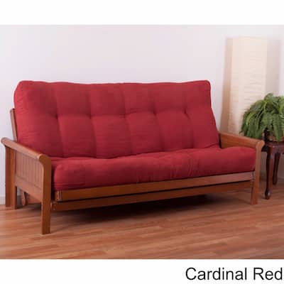 Blazing Needles Vitality 10-inch Queen-Size Microsuede Futon Mattress