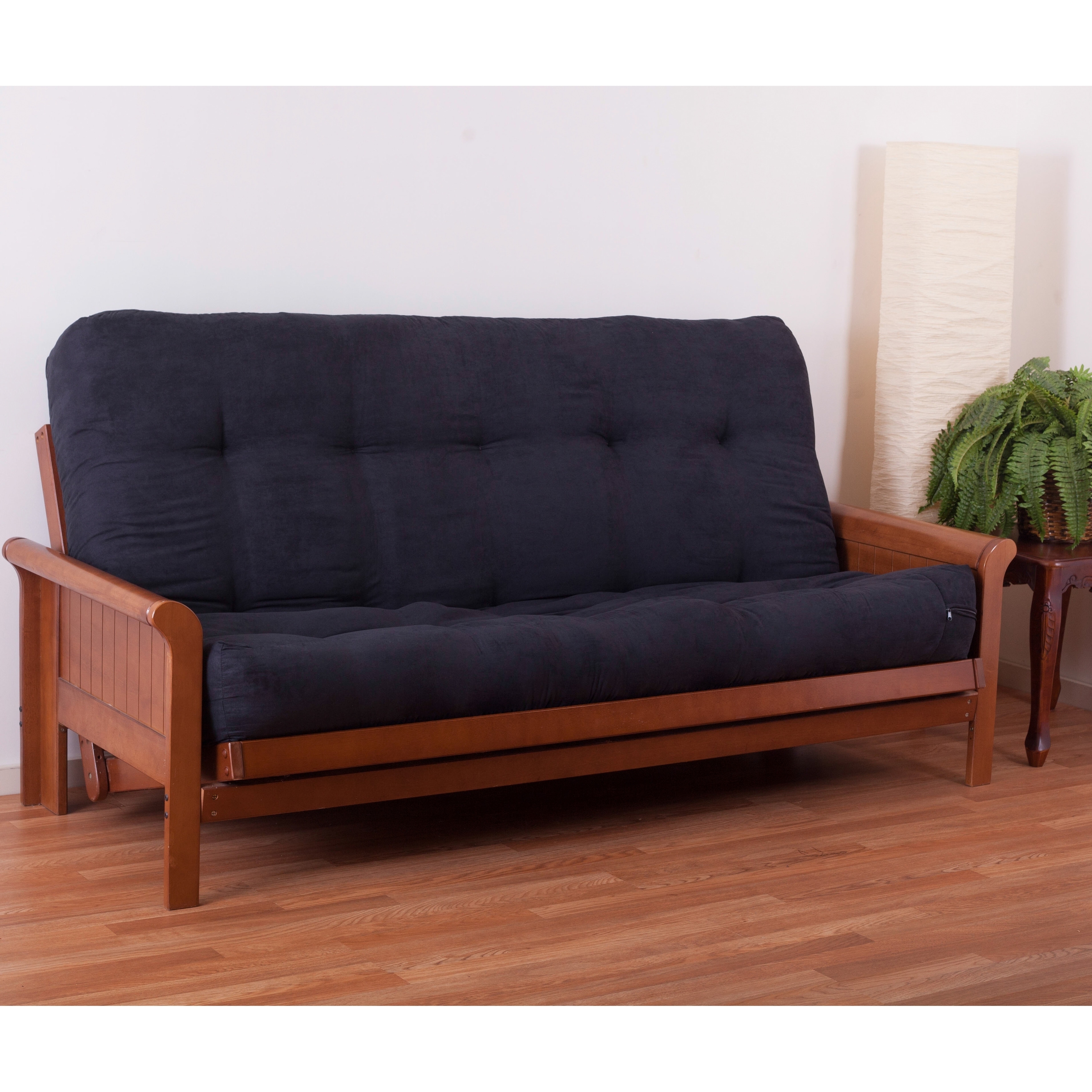 Blazing Needles Vitality 10-inch Queen-Size Microsuede Futon Mattress