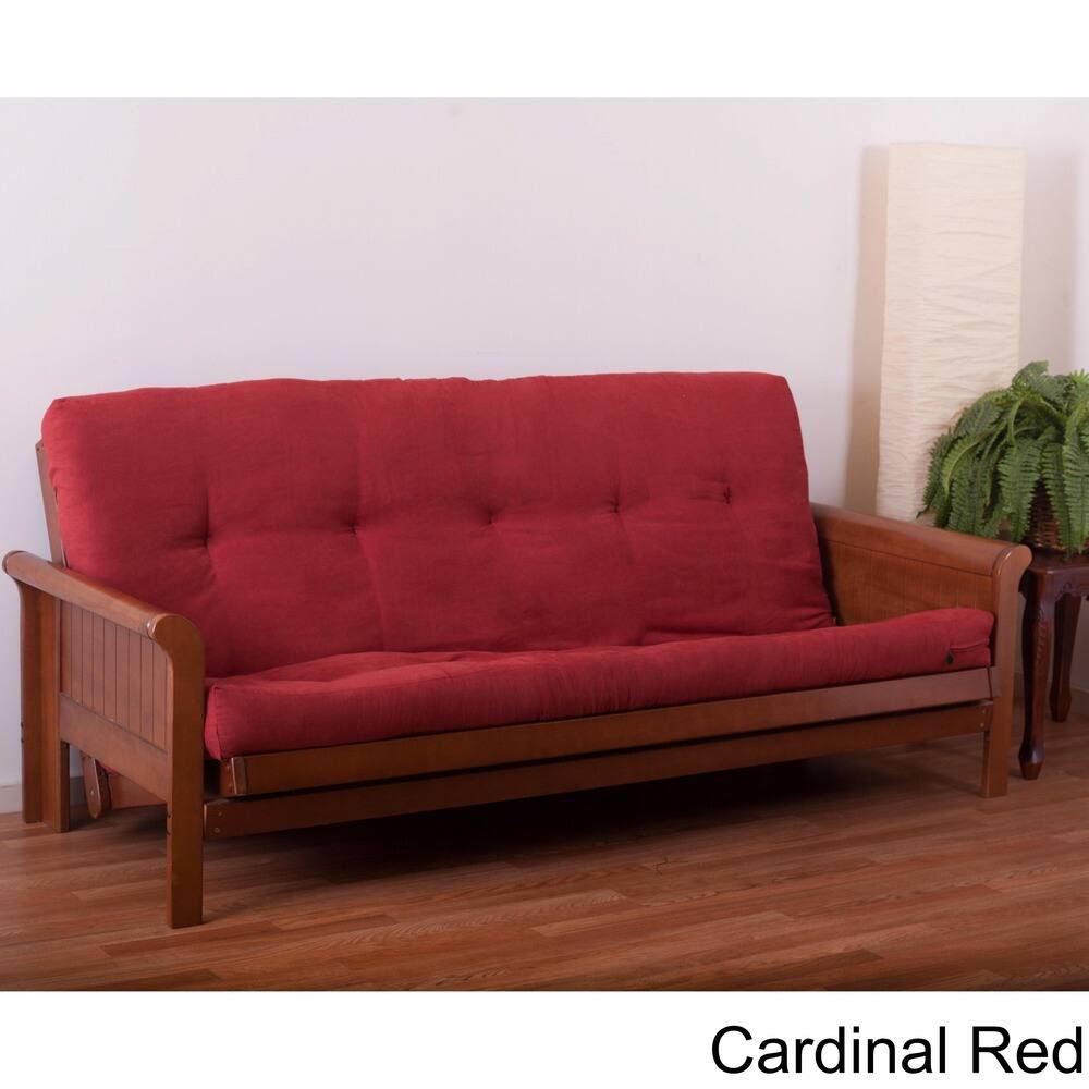 Blazing Needles Vitality 6-inch Queen-size Microsuede Futon Mattress