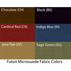Blazing Needles Vitality 6-inch Queen-size Microsuede Futon Mattress - Java
