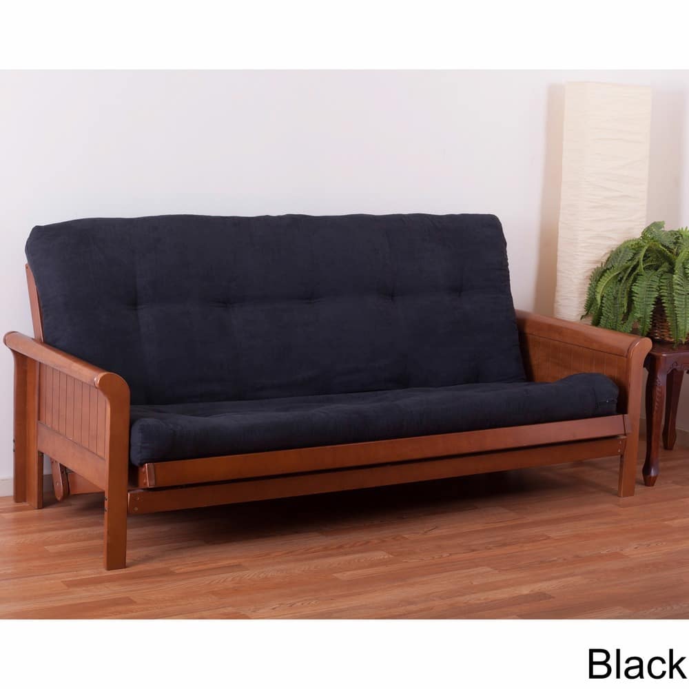 Blazing Needles Vitality 6-inch Queen-size Microsuede Futon Mattress