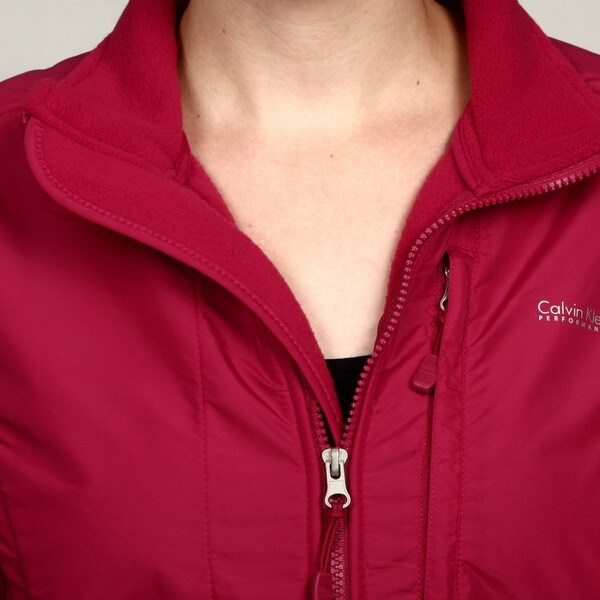 calvin klein performance women's polar fleece jacket