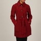 london fog single breasted hooded raincoat