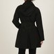 london fog single breasted hooded raincoat