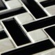 preview thumbnail 4 of 4, Merola Tile Reflections Basketweave Classic Glass/ Stone Mosaic Tiles (Pack of 10)