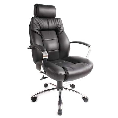 OneSpace Commodore II Big and Tall Leather Executive Chair