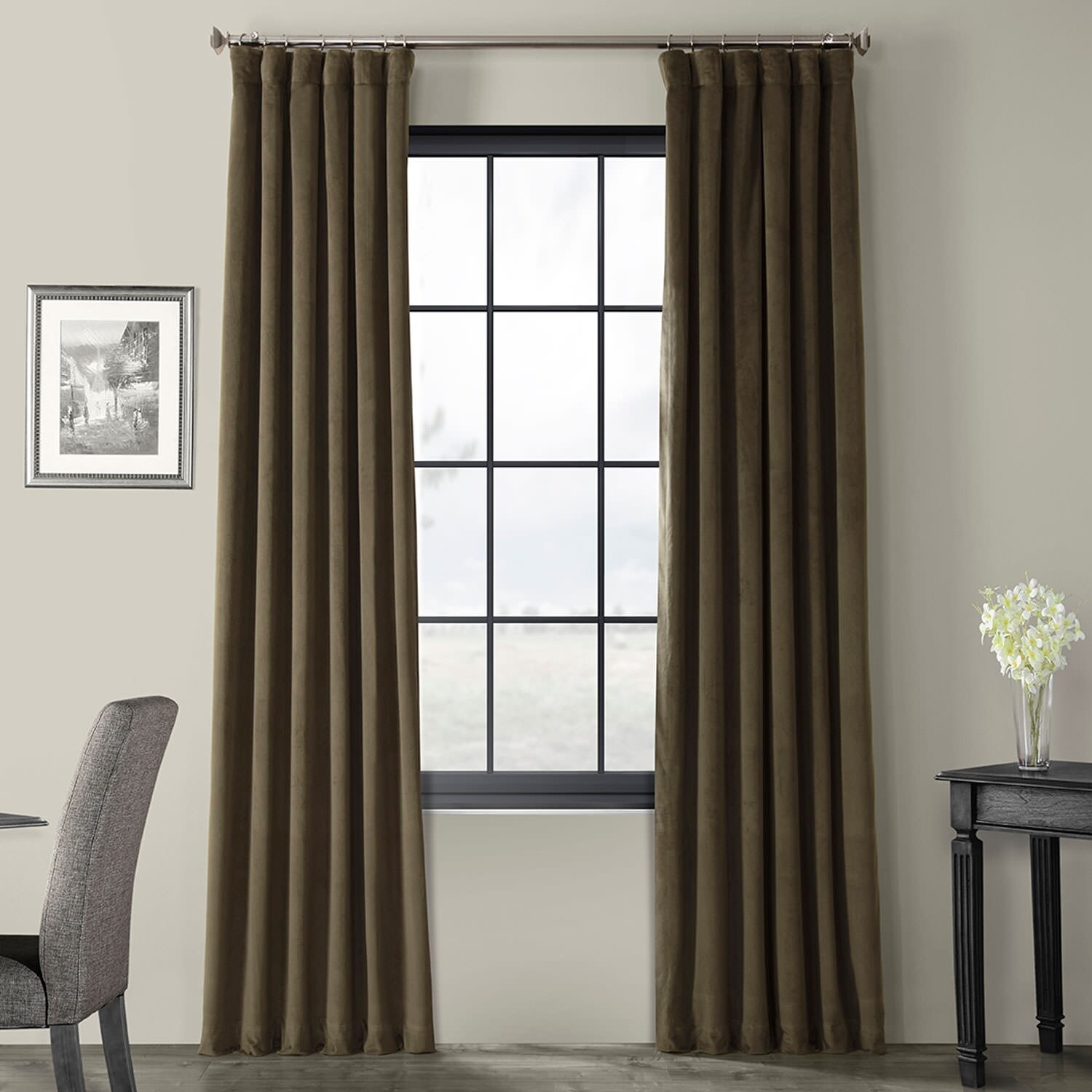 Shop Exclusive Fabrics Signature Hunter Green Velvet Blackout