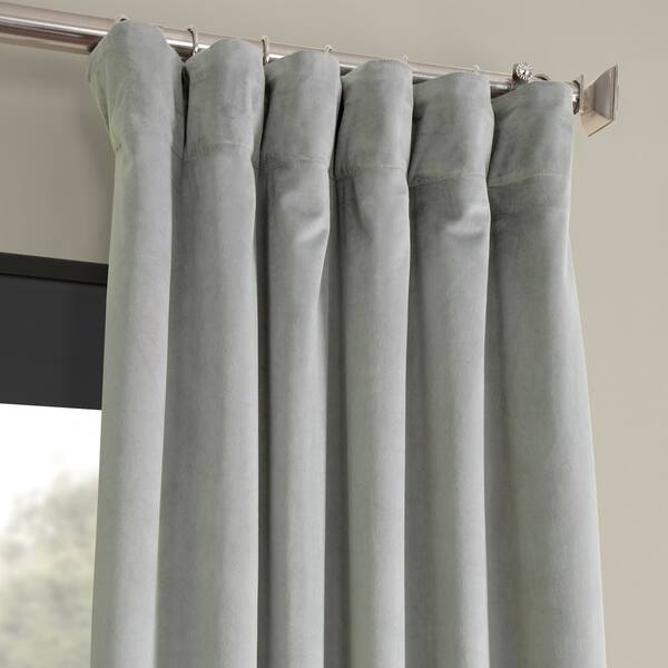 Shop Exclusive Fabrics Signature Silver Grey Velvet Blackout