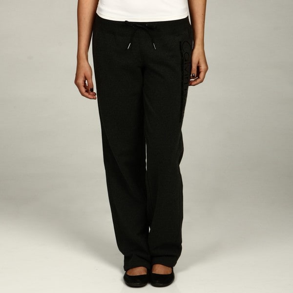 calvin klein faux leather pants