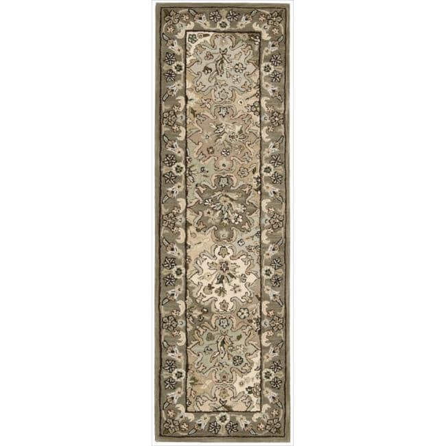 Nourison Hand tufted Caspian Multicolor Wool Runner Rug (23 X 76)